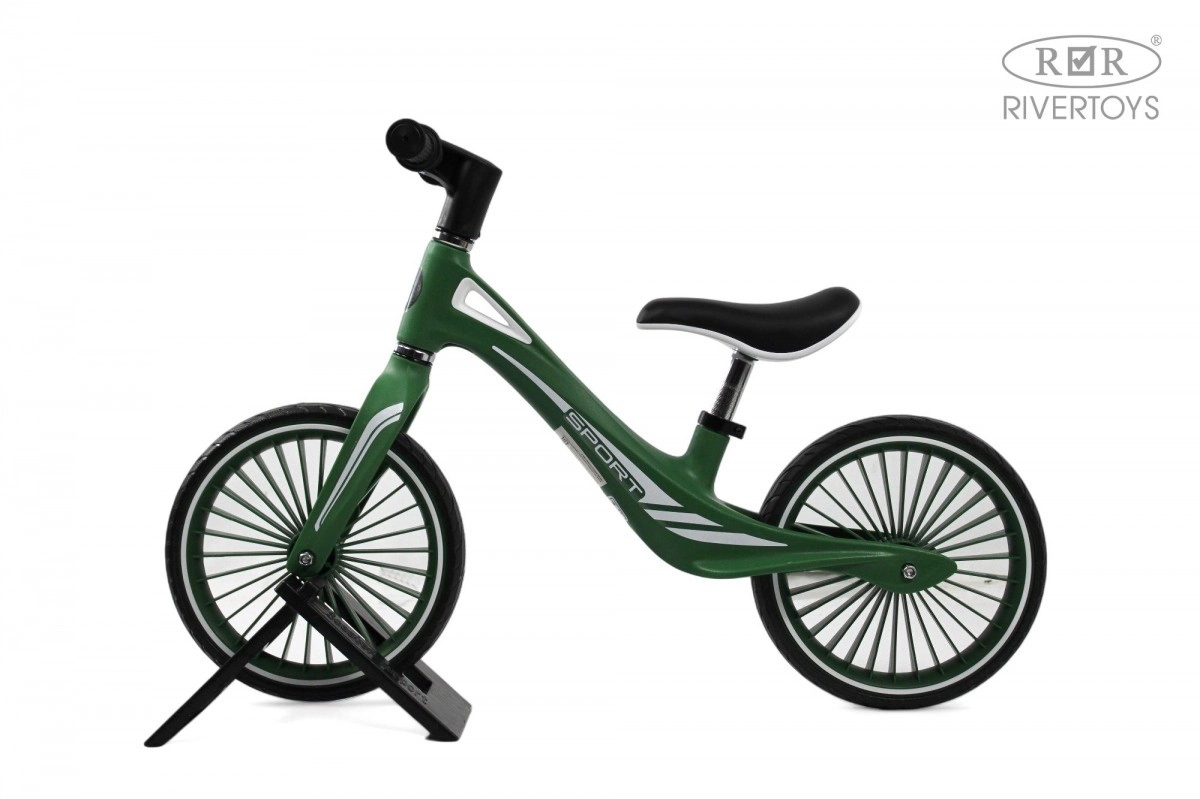 Детский беговел RiverToys HB-007-12 зеленый 7olu1c3dtdyctmtp5z7k5efc2silzz2x