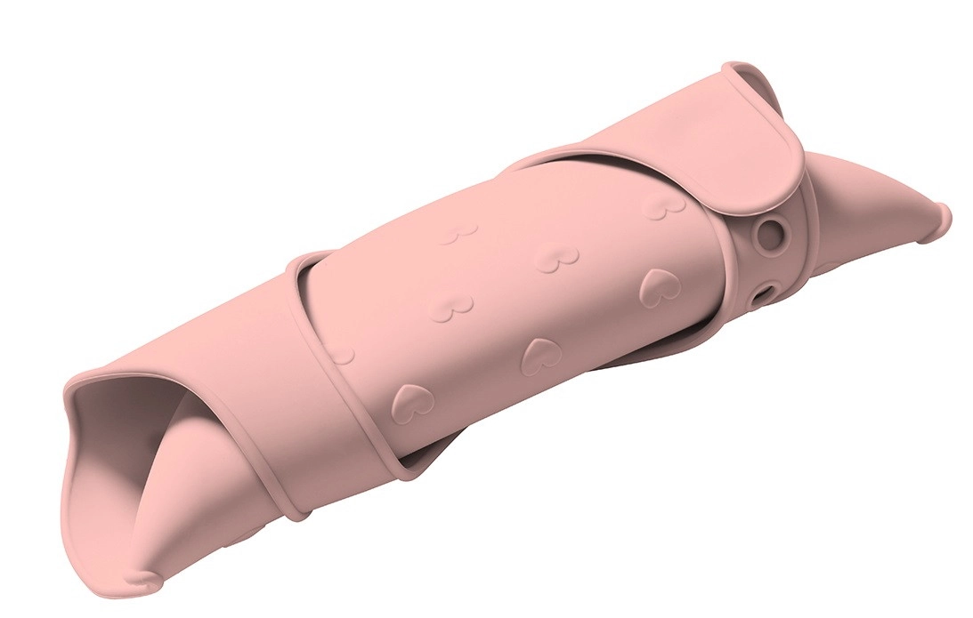 Нагрудник силиконовый BabyOno с регулируемой застежкой Розовый qauf20khzb8oe5dl39vxl5pvay3kztka