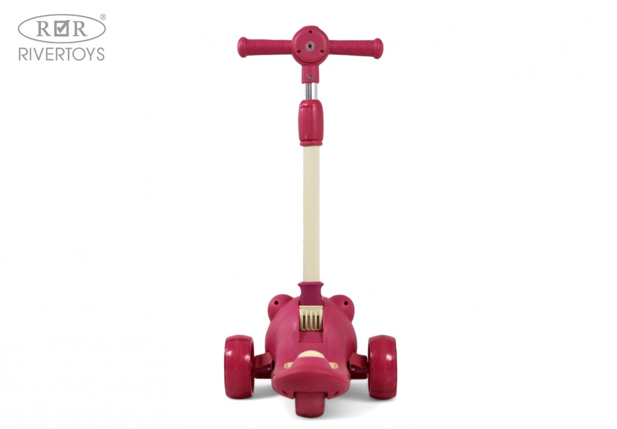 Детский самокат RiverToys HB-T-12 розовый 22bps1lgo03auesf0mwcn05l5ujzoal5