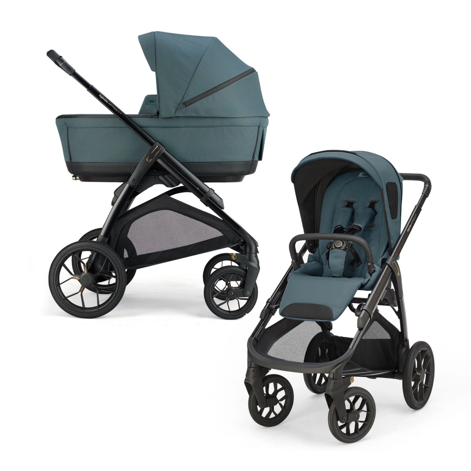 Коляска 2 в 1 Inglesina Aptica XT (с подставкой Stand Up) (Himalaya Blue NEW)