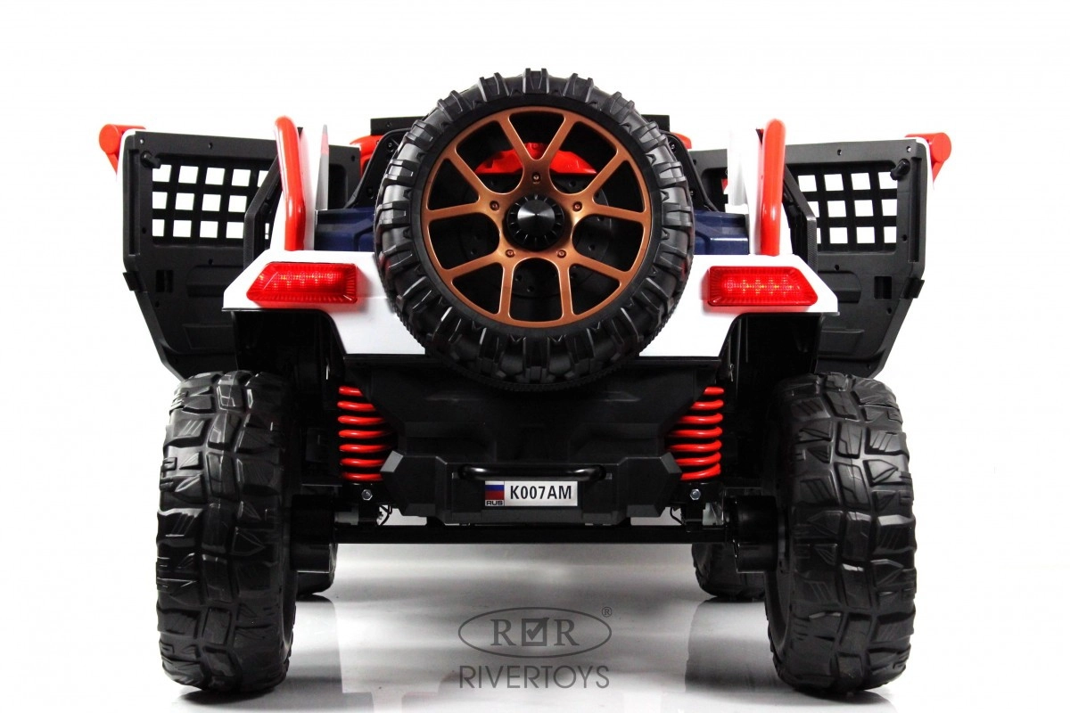 Детский электромобиль RiverToys K007AM белый kplcy35i81a0jr13pf2zh4tgfztk6yvk