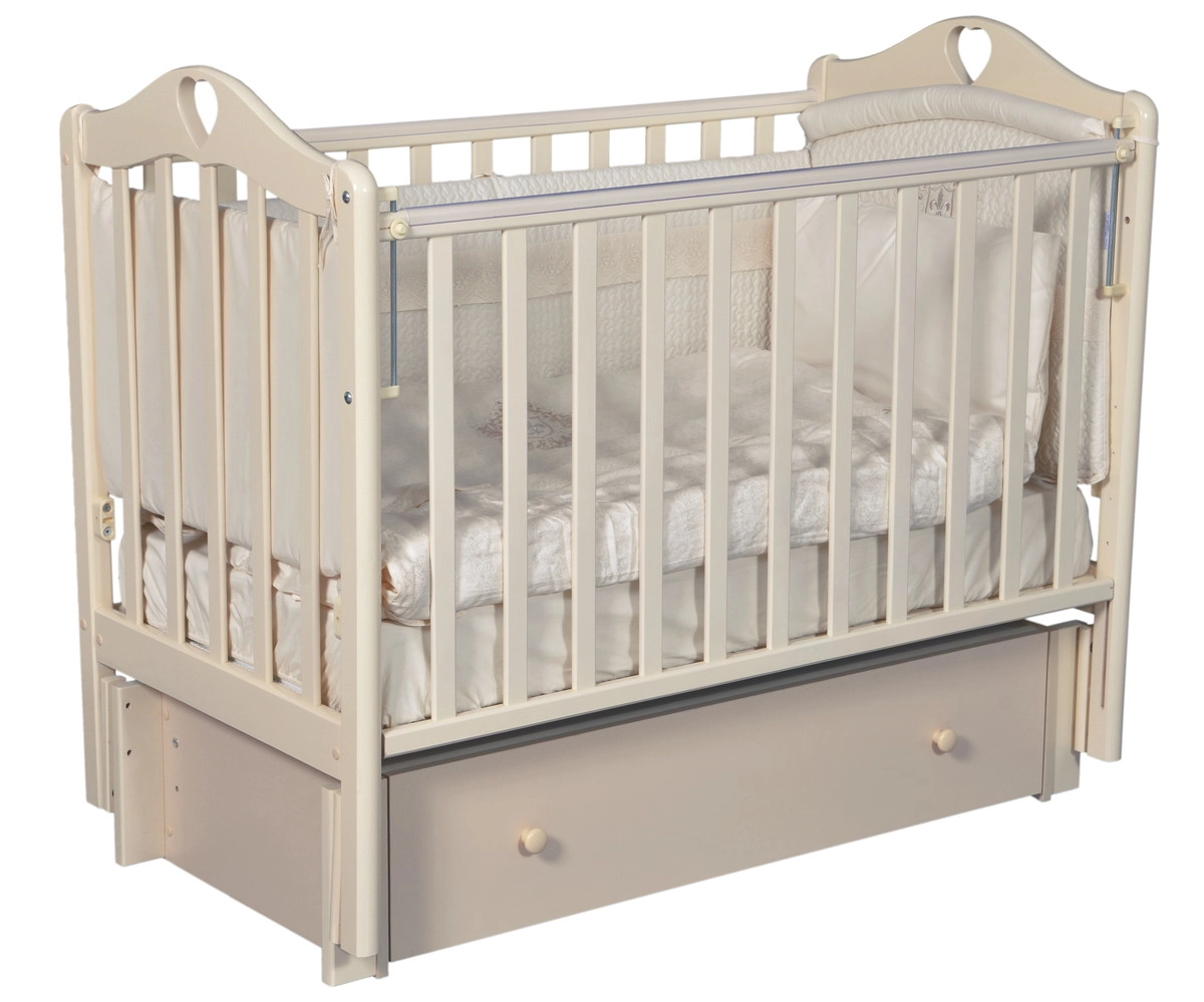 Детская кроватка Антел Каролина 6 (маятник продольный) 120x60см слоновая кость 9d4gd77ucfxie04l3ox8qerdwwjbm7ww
