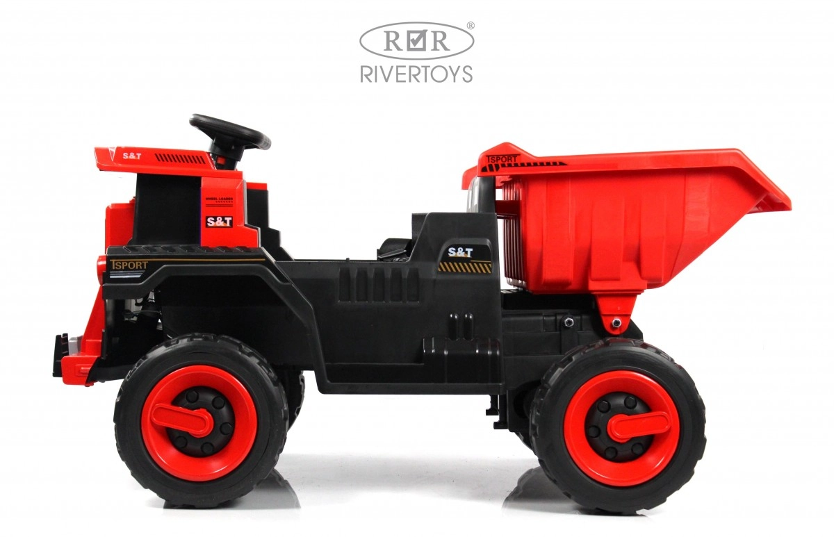 Детский электромобиль RiverToys K555PX красный 691eys358r6klfi4hiz7d1uws8292mp5