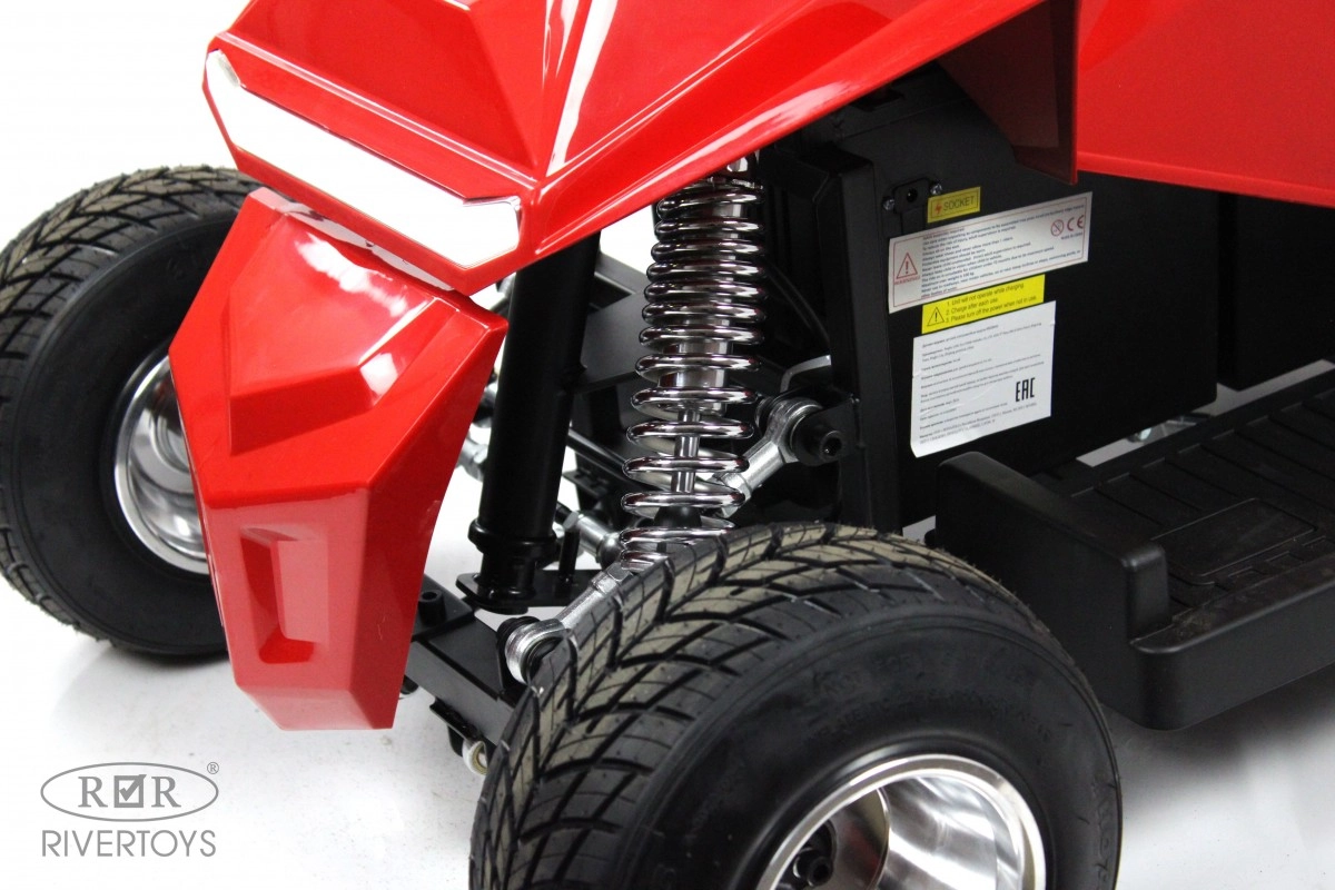 Детский электроквадроцикл RiverToys M009MM красный 2r6fg99g054ue4kejfon1benot8hl2tp