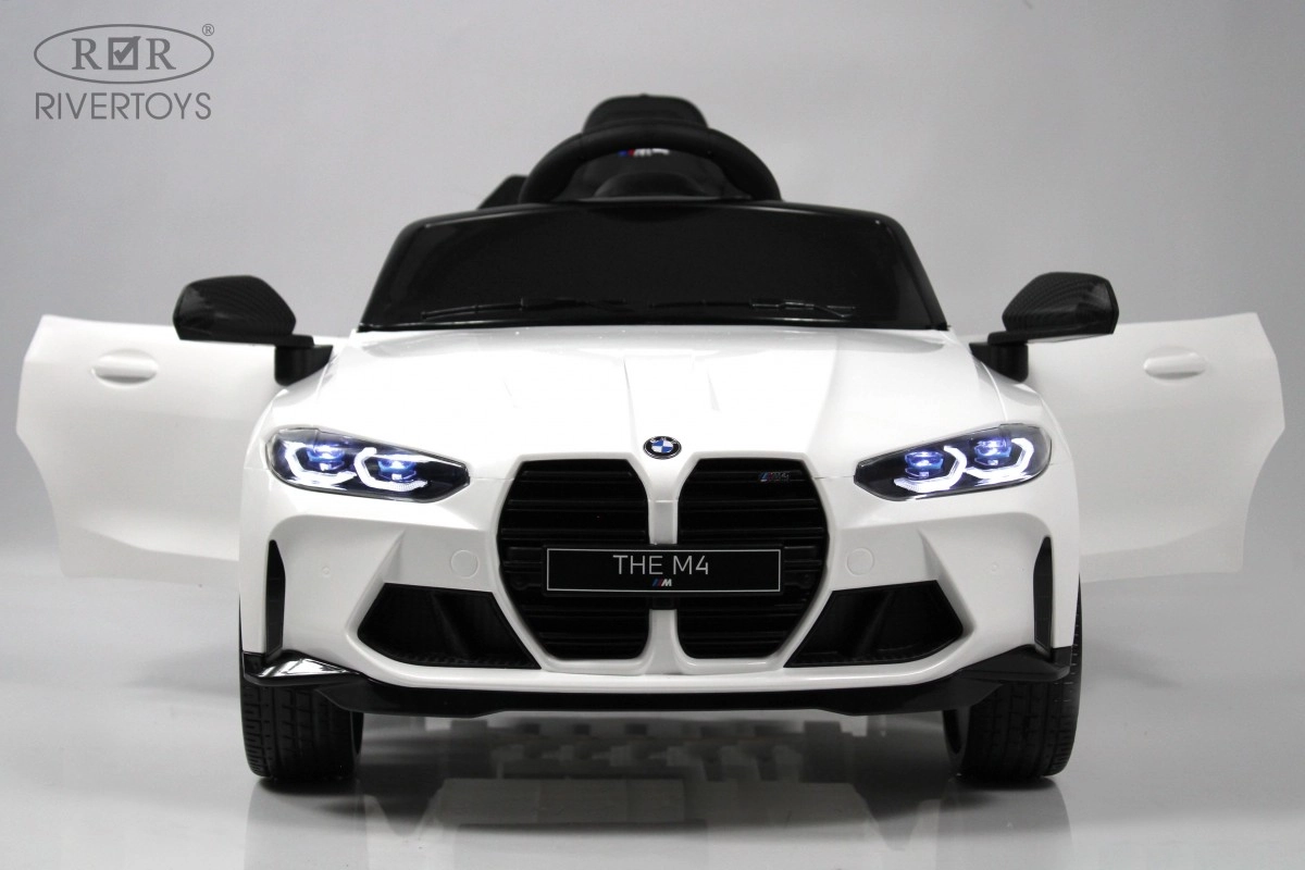 Детский электромобиль RiverToys BMW M4 A004AA белый bucuoc98130dytbi1l8jxl24s4vrnym5