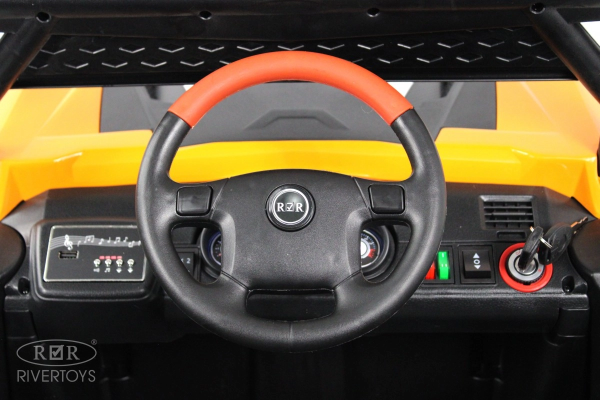 Детский электромобиль RiverToys C111CC оранжевый xliroou683x46ce99suwxj8pcjmwvshr