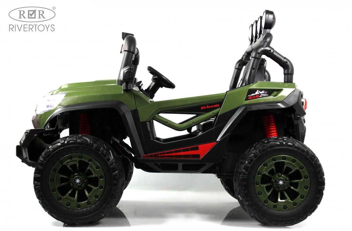 Детский электромобиль RiverToys М888БХ зеленый 7da7tslzvcp7ug199ocb0vl606kzjfsm
