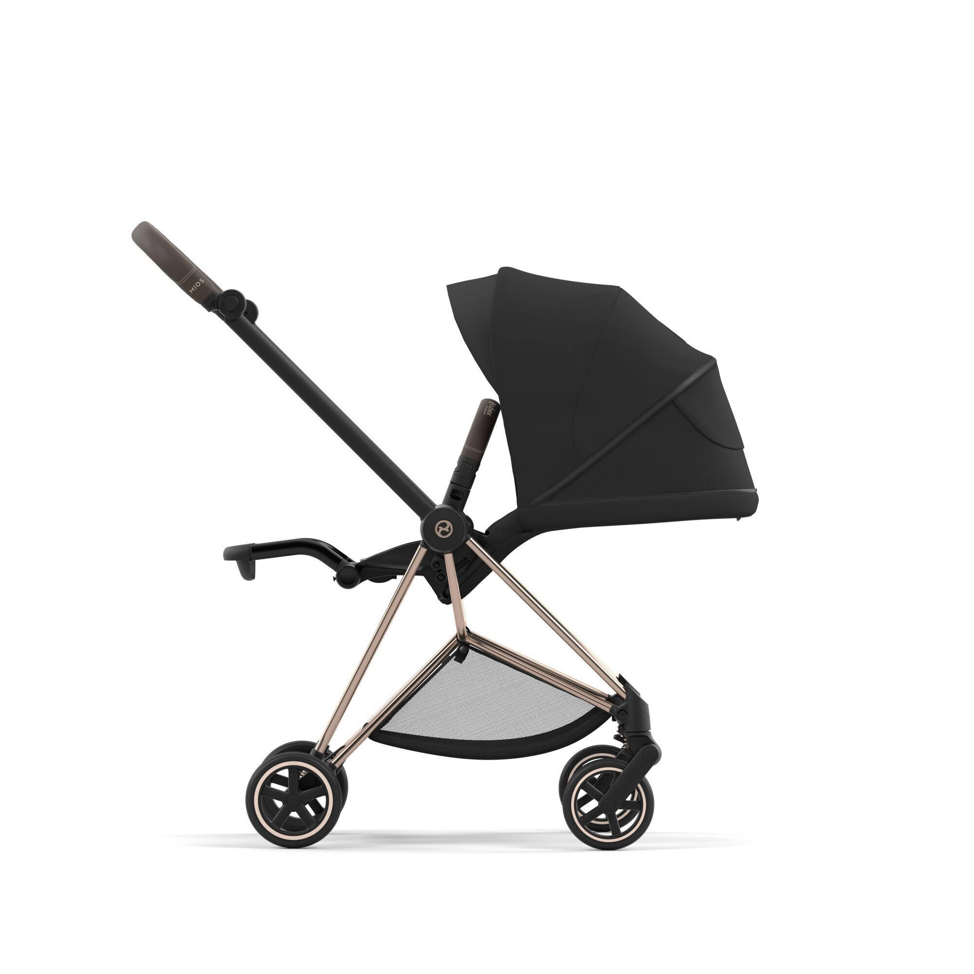 Cybex Mios V3 прогулочная коляска Sepia Black, Rose Gold доп2