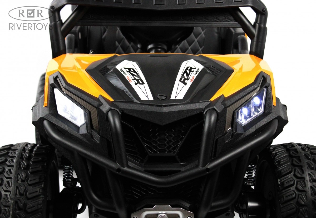 Детский электромобиль RiverToys C111CC оранжевый 13dryzoqp52h7a8jd9e184bbmnssx2xy
