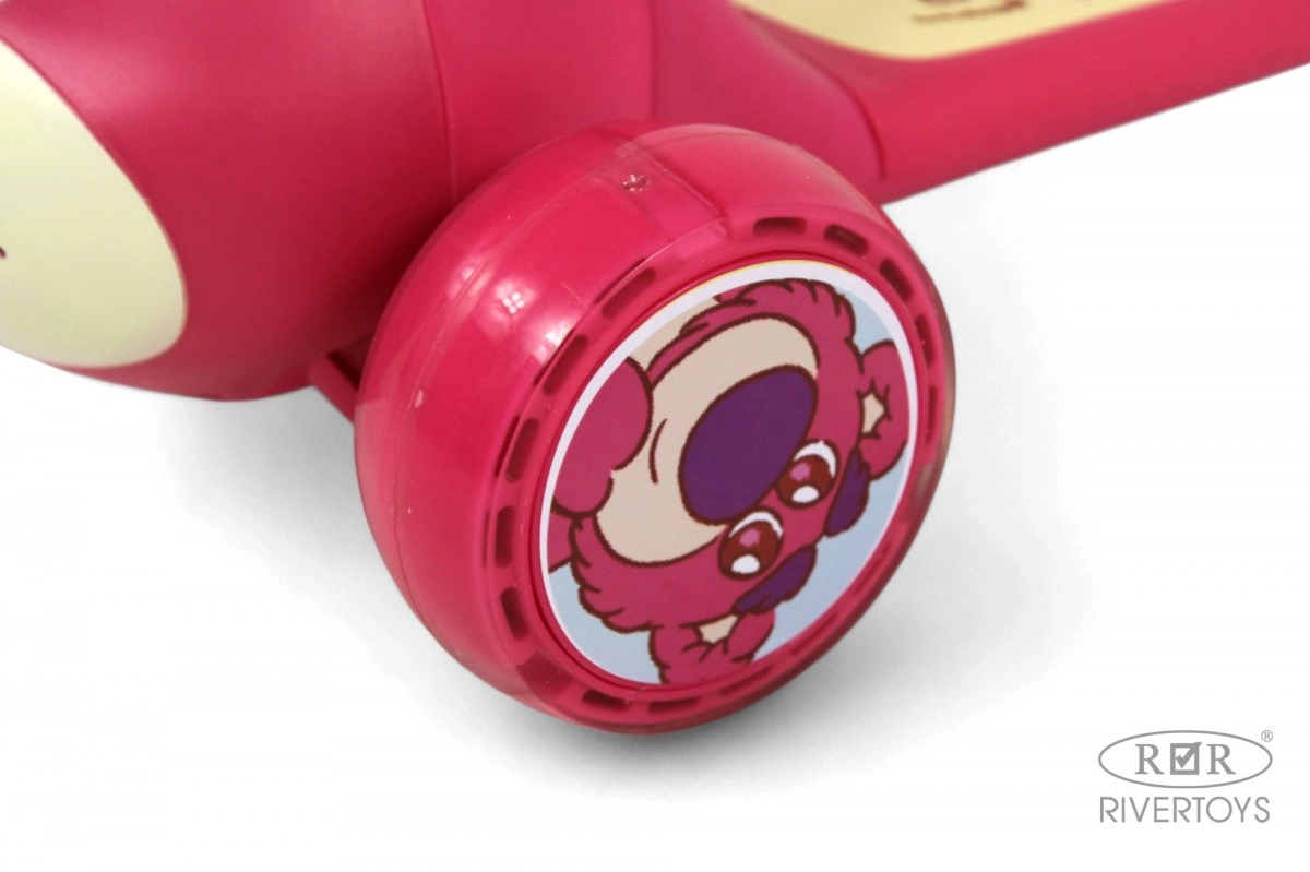 Детский самокат RiverToys HB-T-12 розовый 38nm3ccchrtgsb390v7s0wbnnmnvoue9