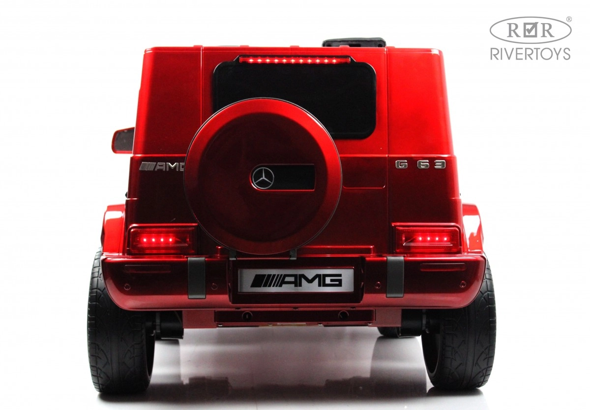 Детский электромобиль RiverToys Mercedes-AMG G63 G111GG красный глянец v3xvk03ytlz1ra3zazybxwl6cfsgqgi6
