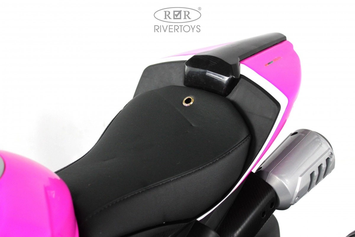 Детский электромотоцикл RiverToys C005MC розовый k10j2gu2w1fdd7cssmjee5hi2hpzg8j1