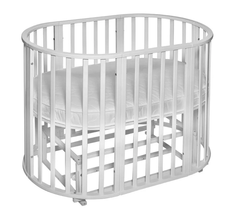 Кроватка-трансформер 9 в 1 Sweet Baby Delizia V2 с маятником Белый 5gquriw19jyjuf7xjfh566jmo7g38rpz