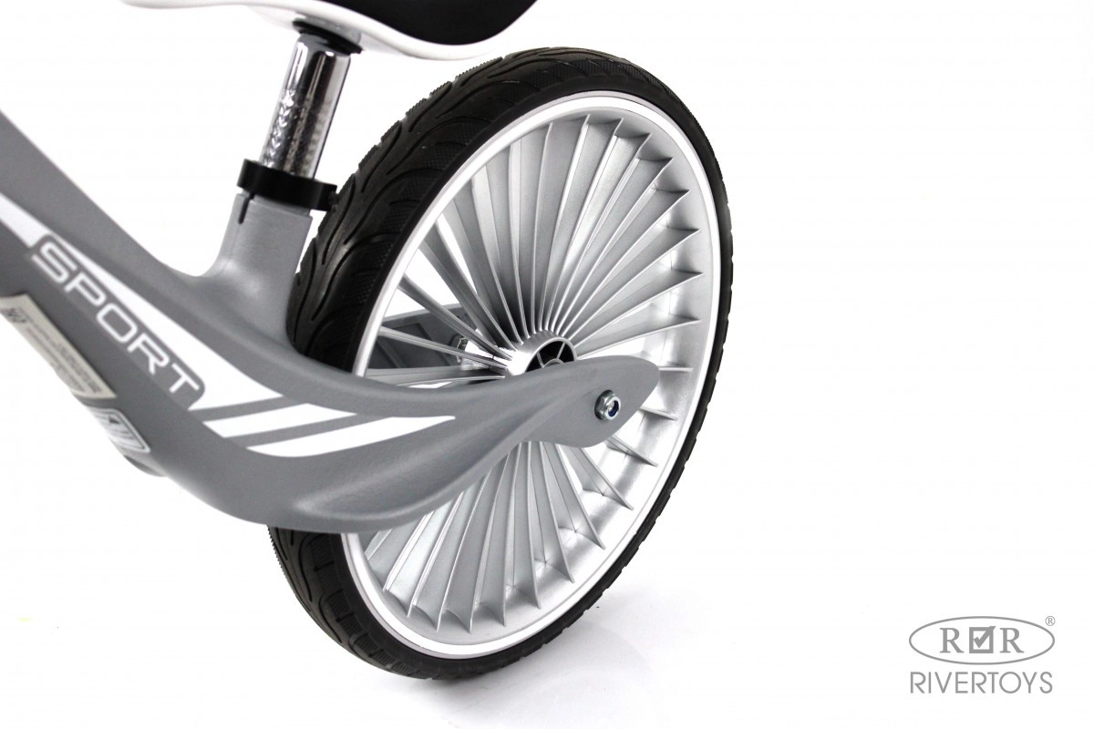 Детский беговел RiverToys HB-007-14 серый jj0zexybms8u35gia1tpattezawxmoi2