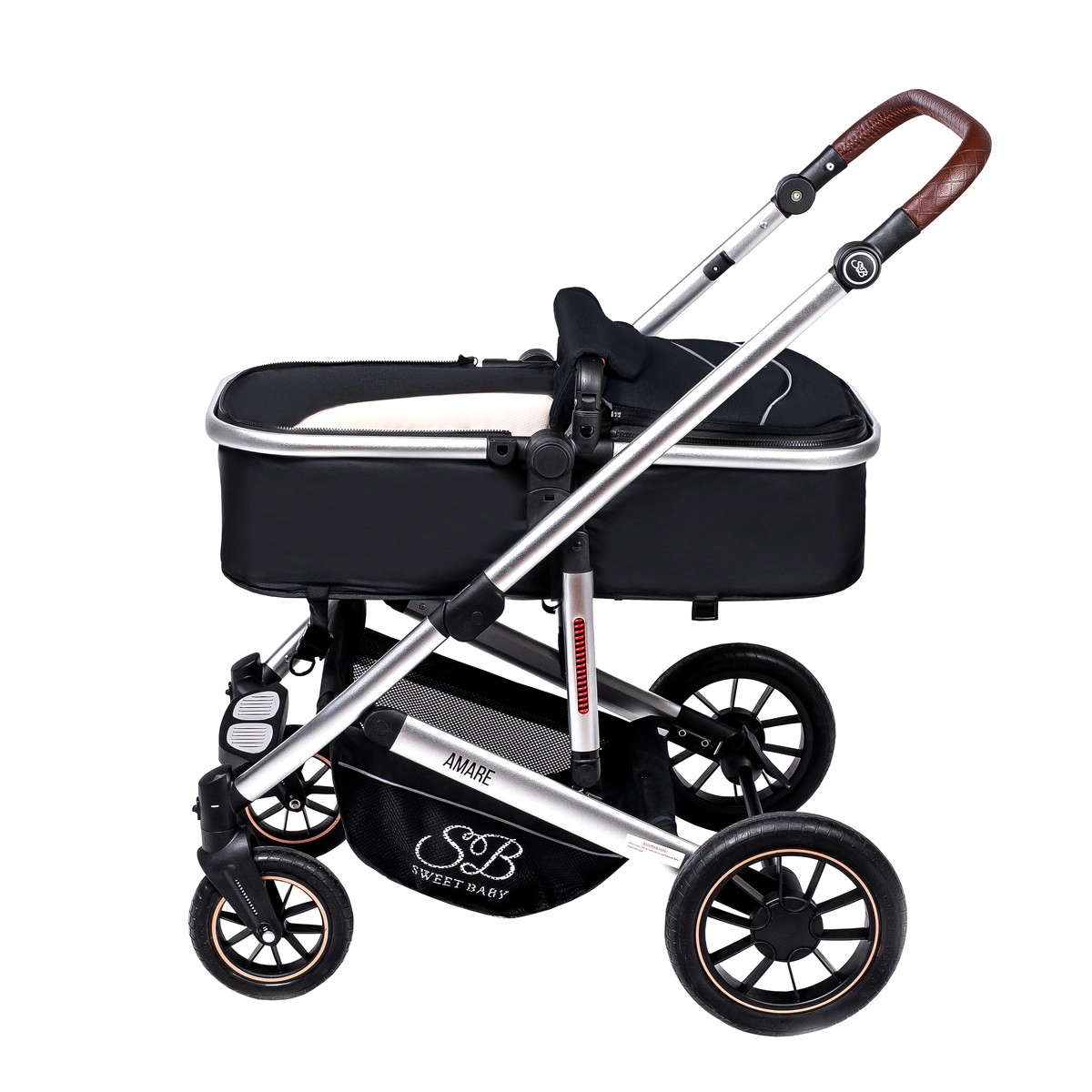 Детская коляска Sweet Baby Amare 3 в 1 Black 1g13p2u0zx407ksf3wolndbh3402flak