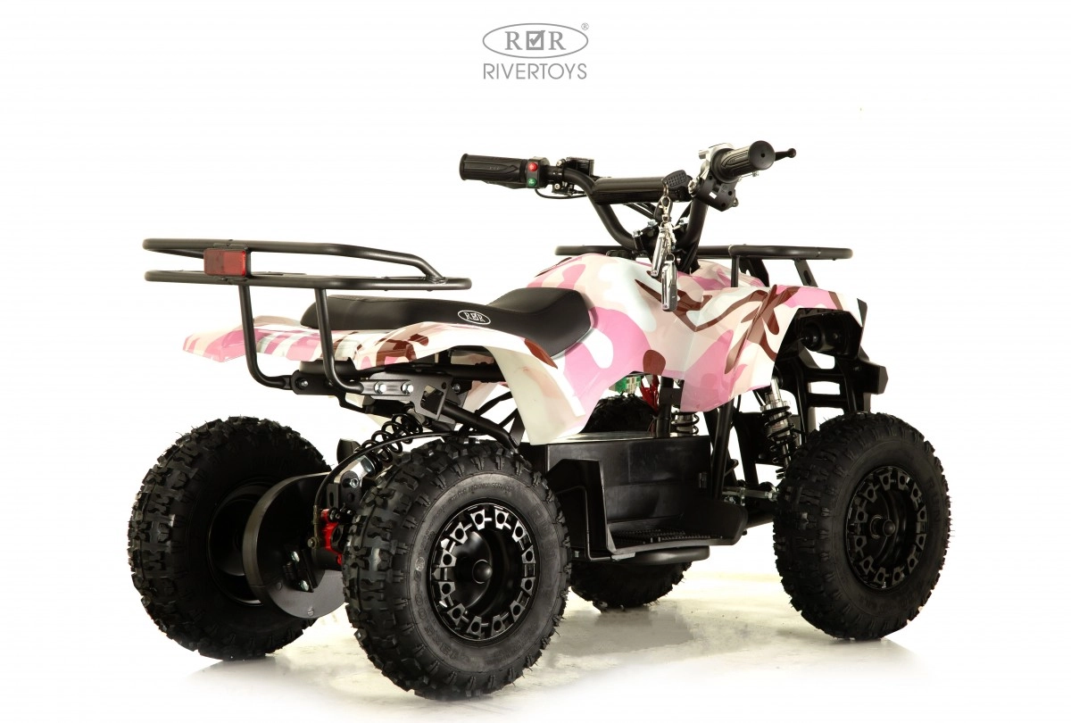 Детский электроквадроцикл RiverToys TIKI розовый камуфляж u42dr4wt9ho72x8r2kgmze8hie0hh6ts