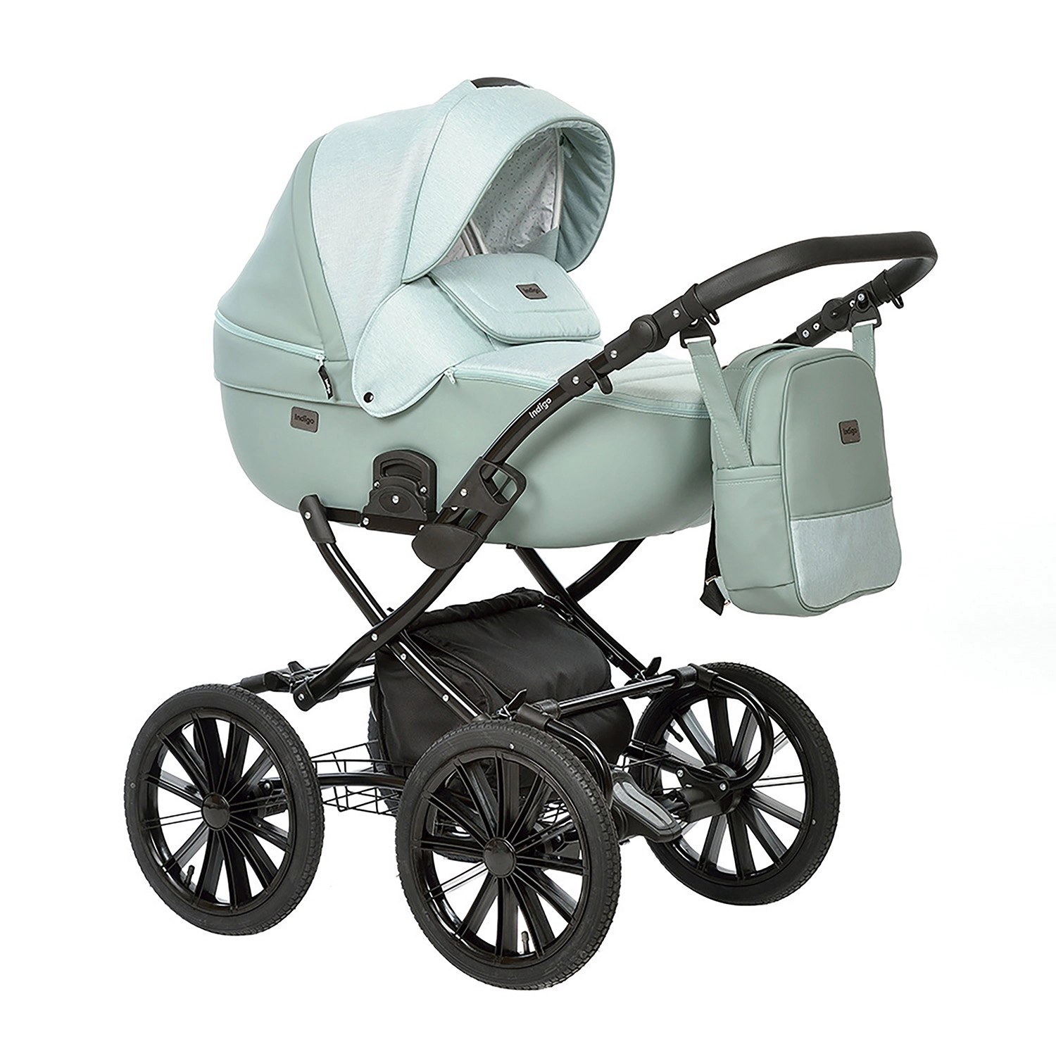 Коляска 2 в 1 Indigo PORTO Classic 14