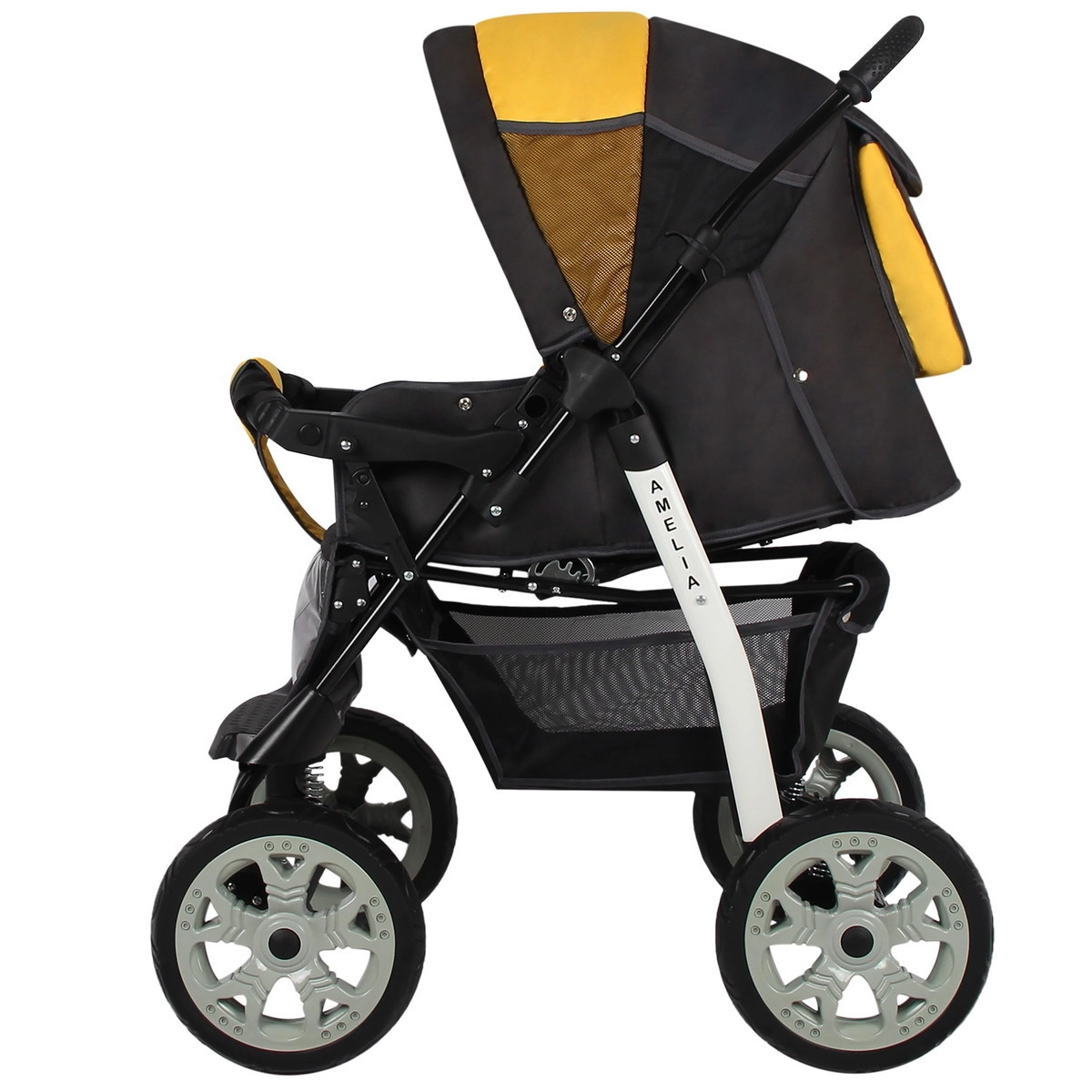 Прогулочная коляска Alis AMELIA I  серый+желтый a4bzgeh1zd6goul59qhpz3fmr0h9fvd4