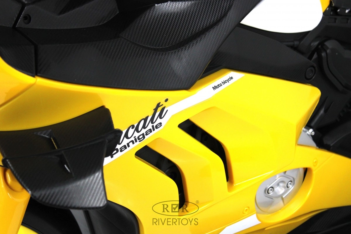 Детский электромотоцикл RiverToys М777БХ желтый 6utrlwk22i0wy0ire1rxrhhpepbkw1ab