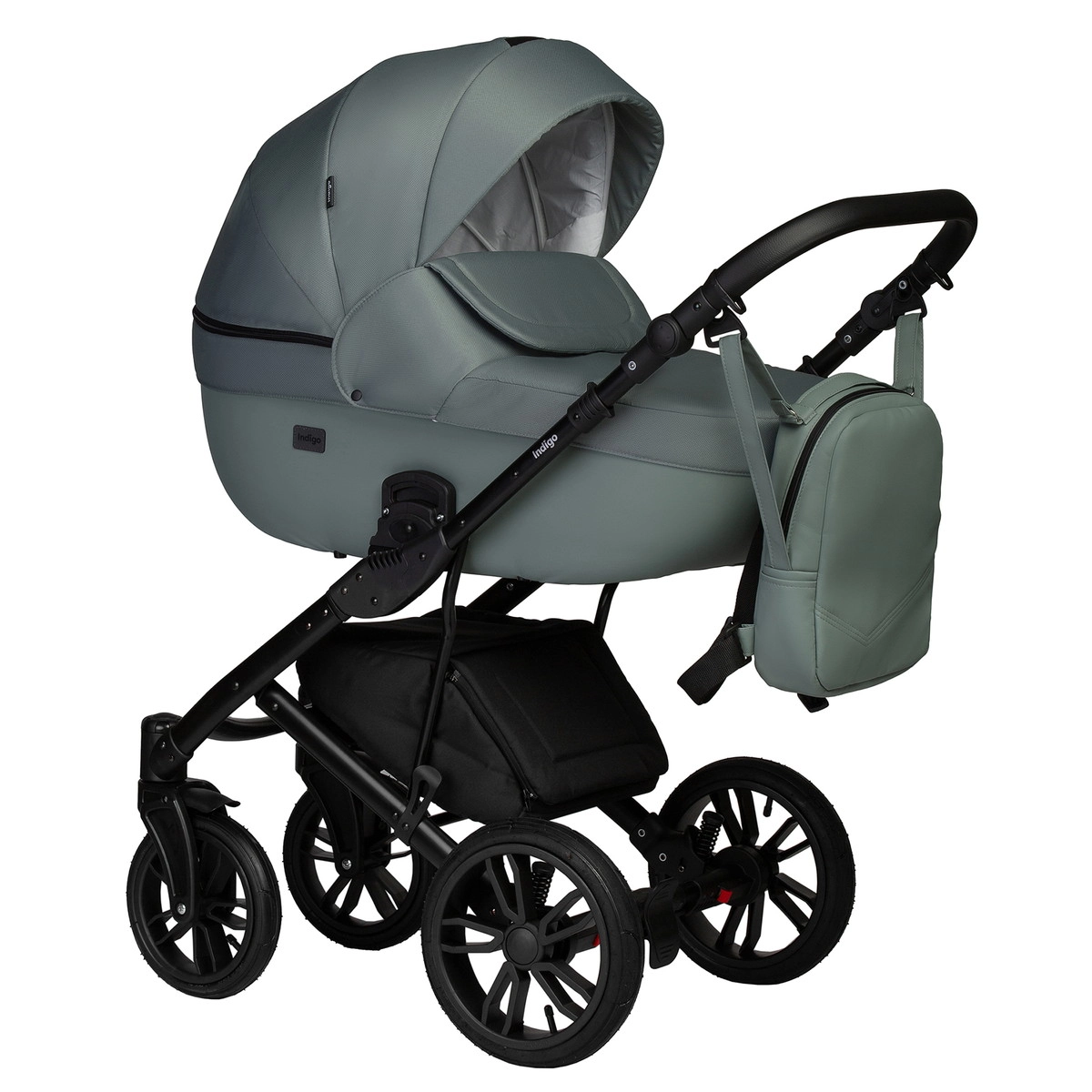 Детская коляска Indigo Mio S 2 в 1 07 шалфей кожа+шалфей swachp2w2srcta9l0wkw7s7ru319xw0z