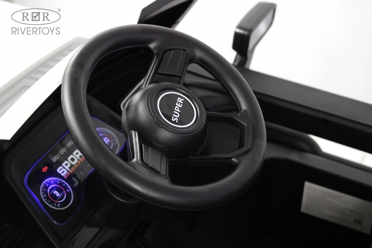 Детский электромобиль RiverToys X888XX белый anpsx1ekrsot7cikr382vfucmiqjsik6