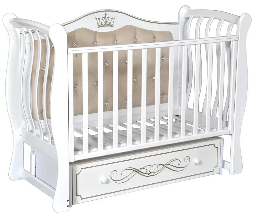 Детская кроватка КЕДР Olivia 2 УМ Белый ivlqobpv8zcw11irdwj479ucw25yls94