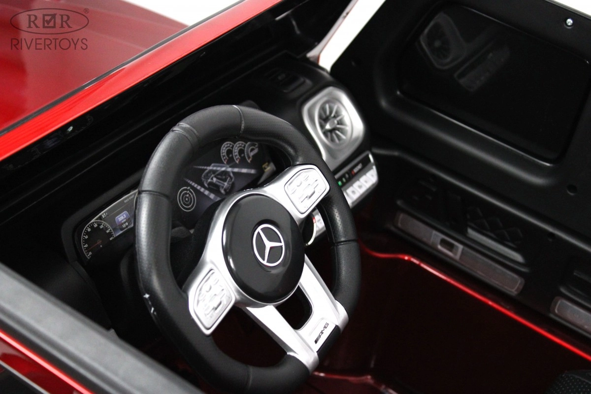Детский электромобиль RiverToys Mercedes-AMG G63 (S307) вишневый глянец ditx128wu1f1njkjlr2s2b6q0ejg0fb8