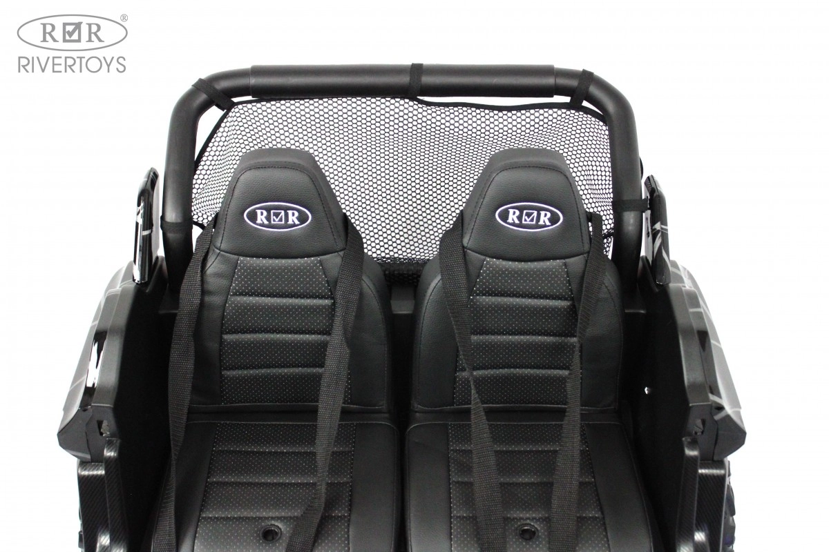 Детский электромобиль RiverToys T777TT 4WD черный Spider zgied4oi9685fj4guiv0gxwvwefisdub