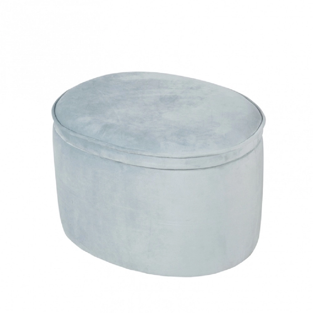 Детский велюровый овальный пуфик ROBA Lil Sofa Голубой 108130945-detskii-velyurovii-ovalnii-pufik-roba-lil-sofa-goluboi