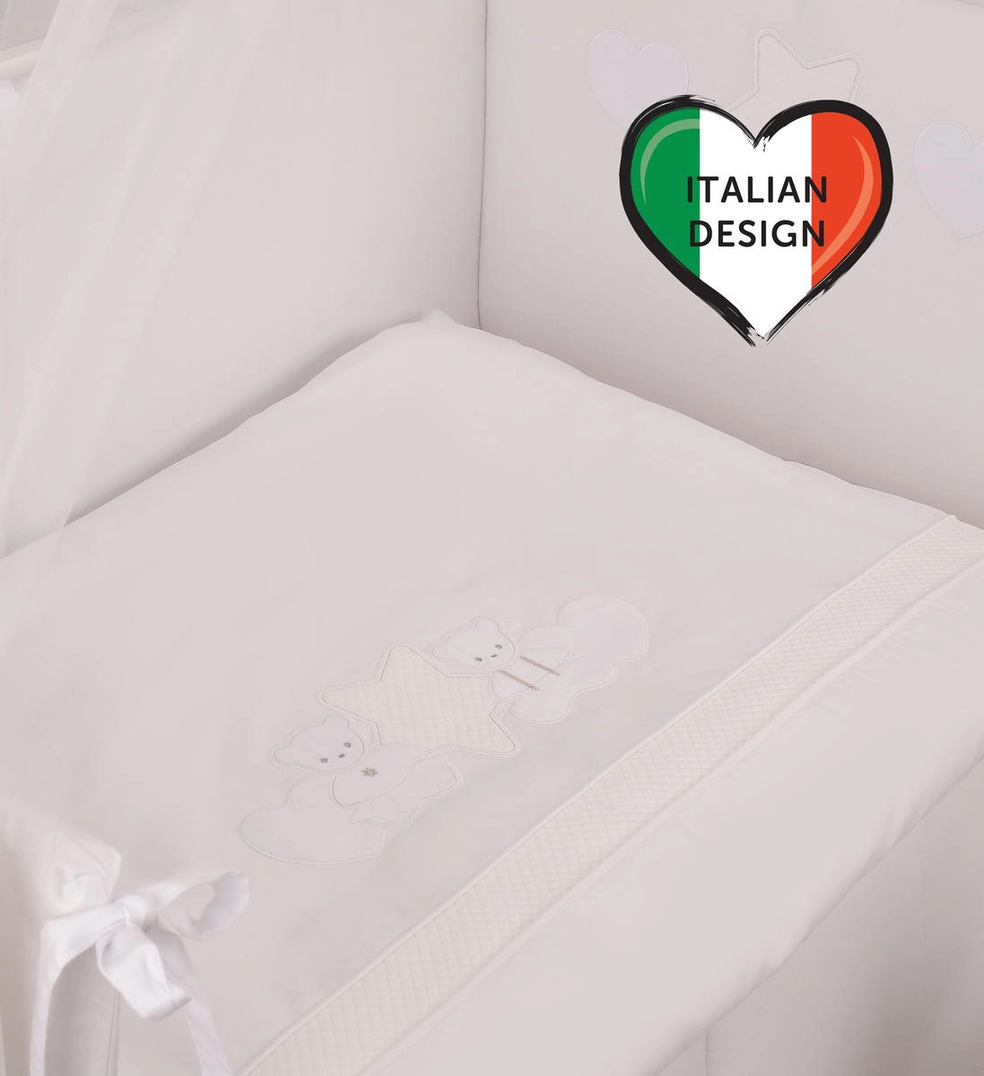 Сменный комплект постельного белья Lepre Bella, 3 предмета (125*65) Серый 3jt73gfuaquj0sex02pzy744r1sqqjt8