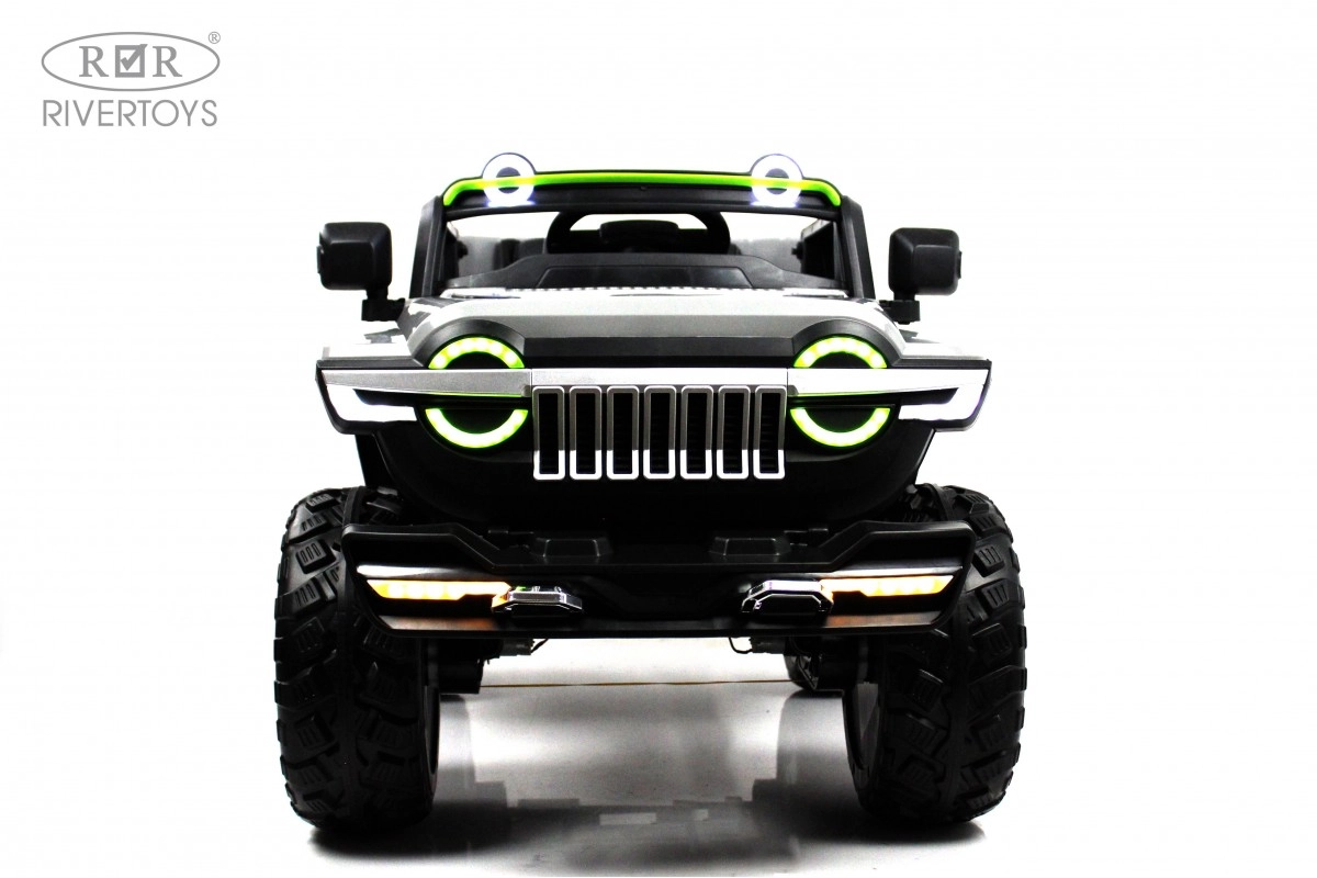 Детский электромобиль RiverToys М222БХ серый sw22ju4j4bhwhomja9qtv2sgspw7wl40