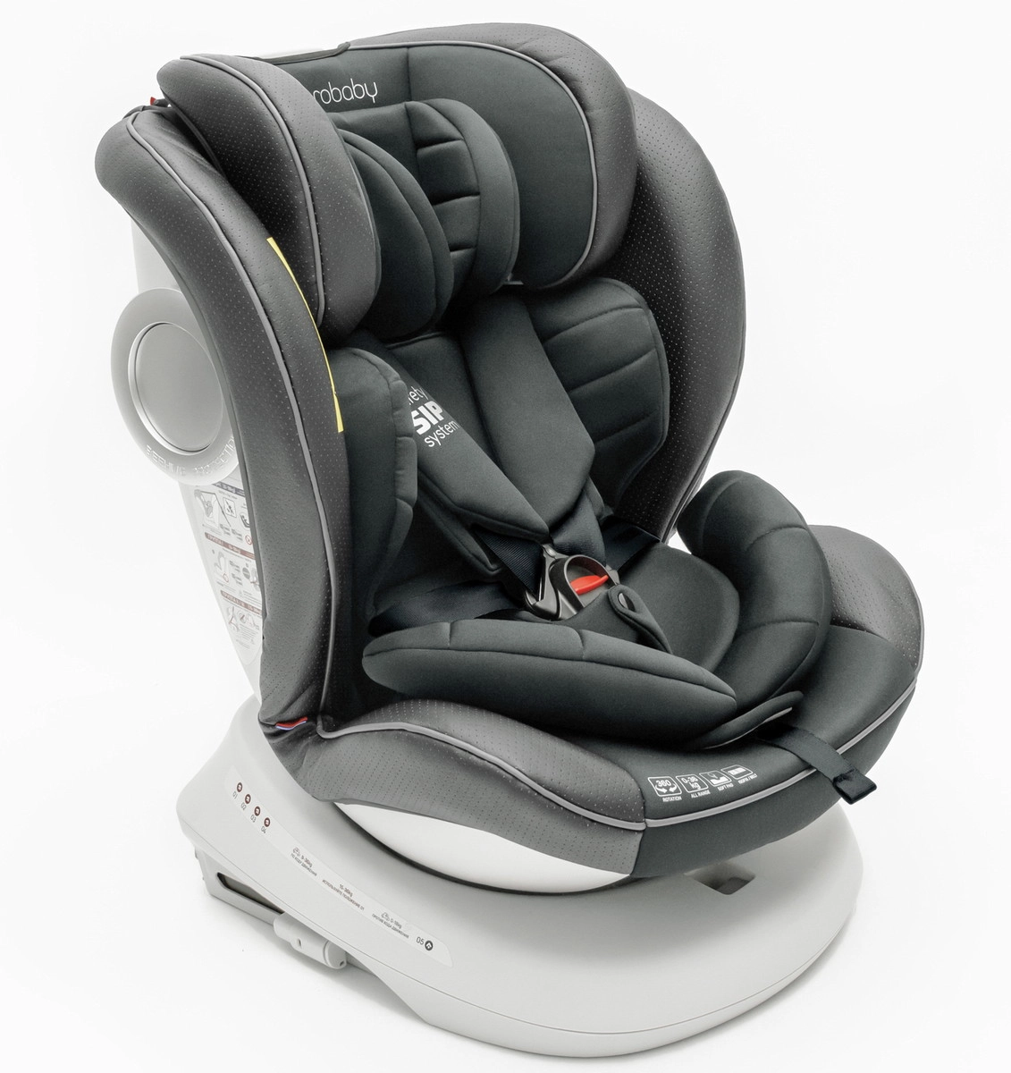 Автокресло Amarobaby CHAMPION, Isofix (Графит)