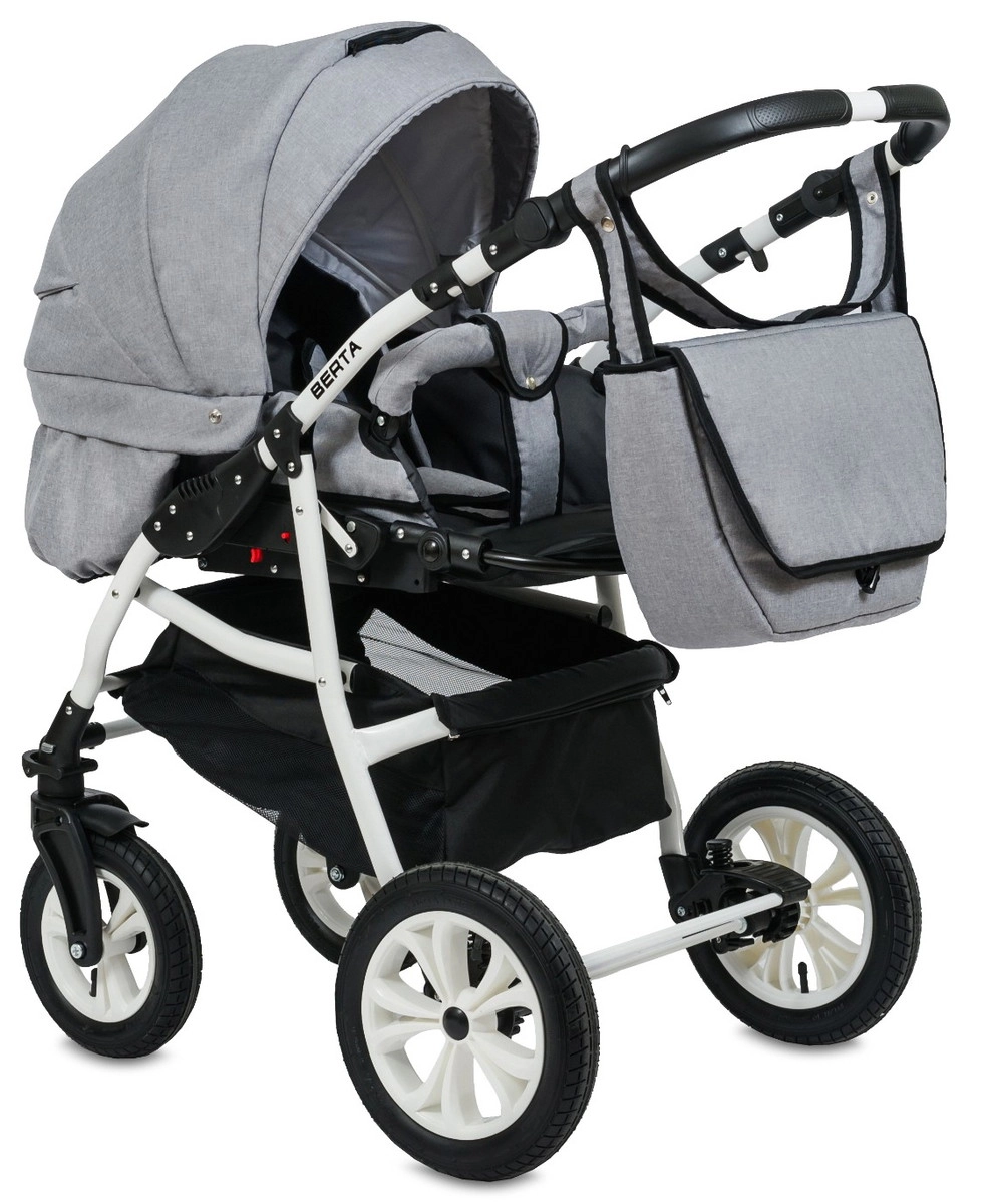 Коляска 2в1 Alis BERTA св.серый 61gpl5elkj67qeg4622ldzgv97xm2vce