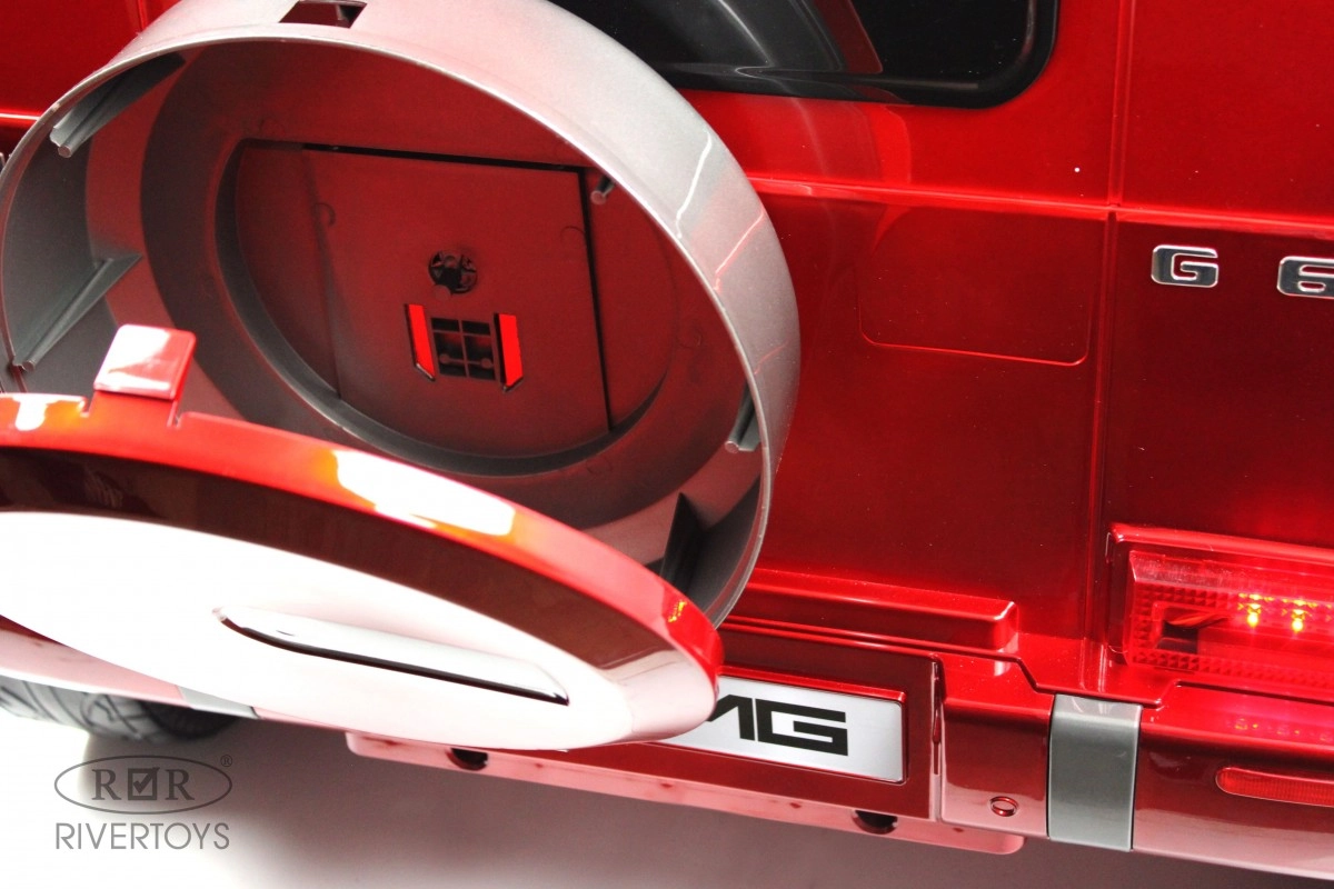 Детский электромобиль RiverToys Mercedes-AMG G63 G111GG красный глянец ayfoub2a04n8yy5lv1md87f4hq3vuunl
