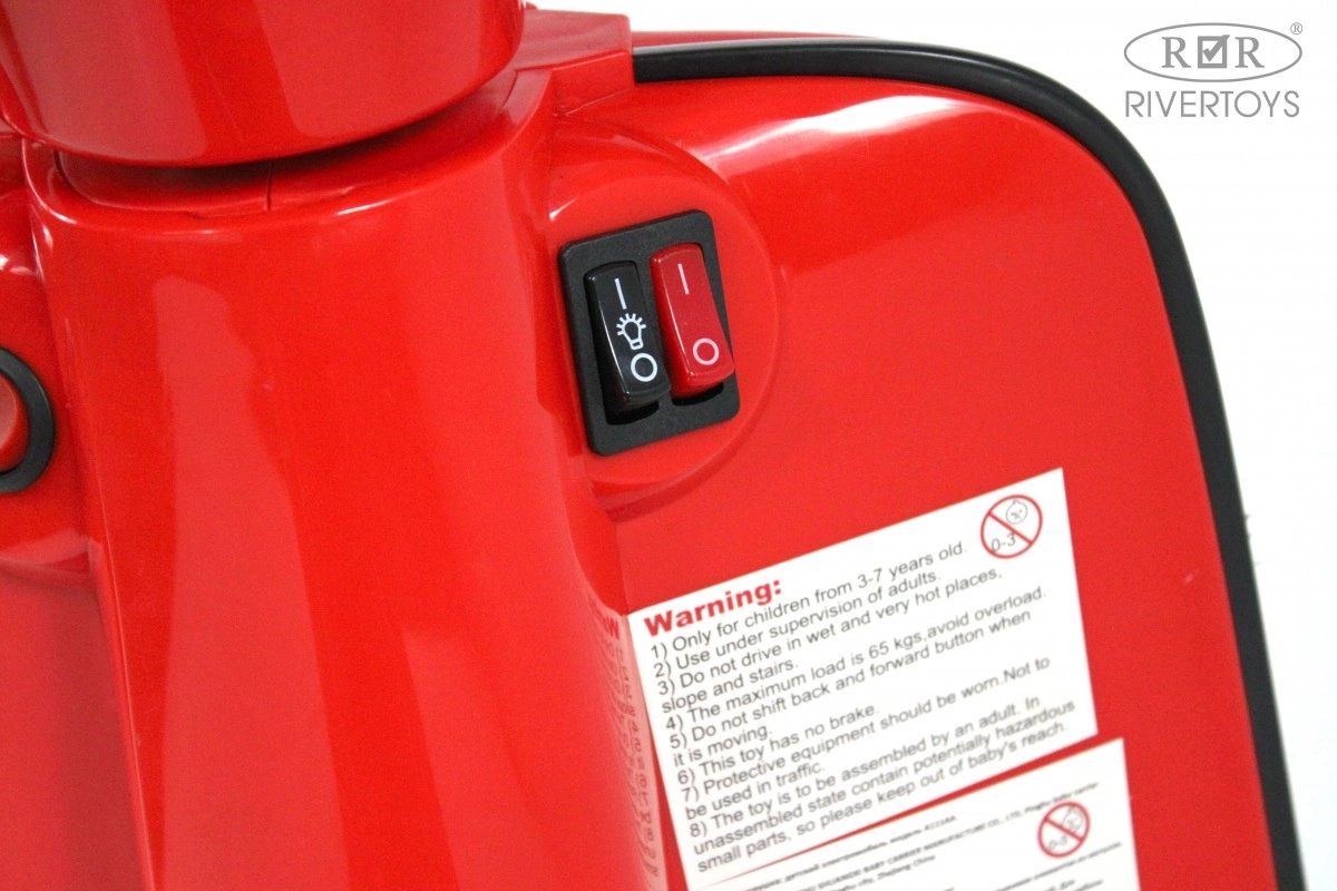 Детский электромотоцикл RiverToys A111AA красный 2f35ovfgmkqmssejf6yhxergon5w73wb