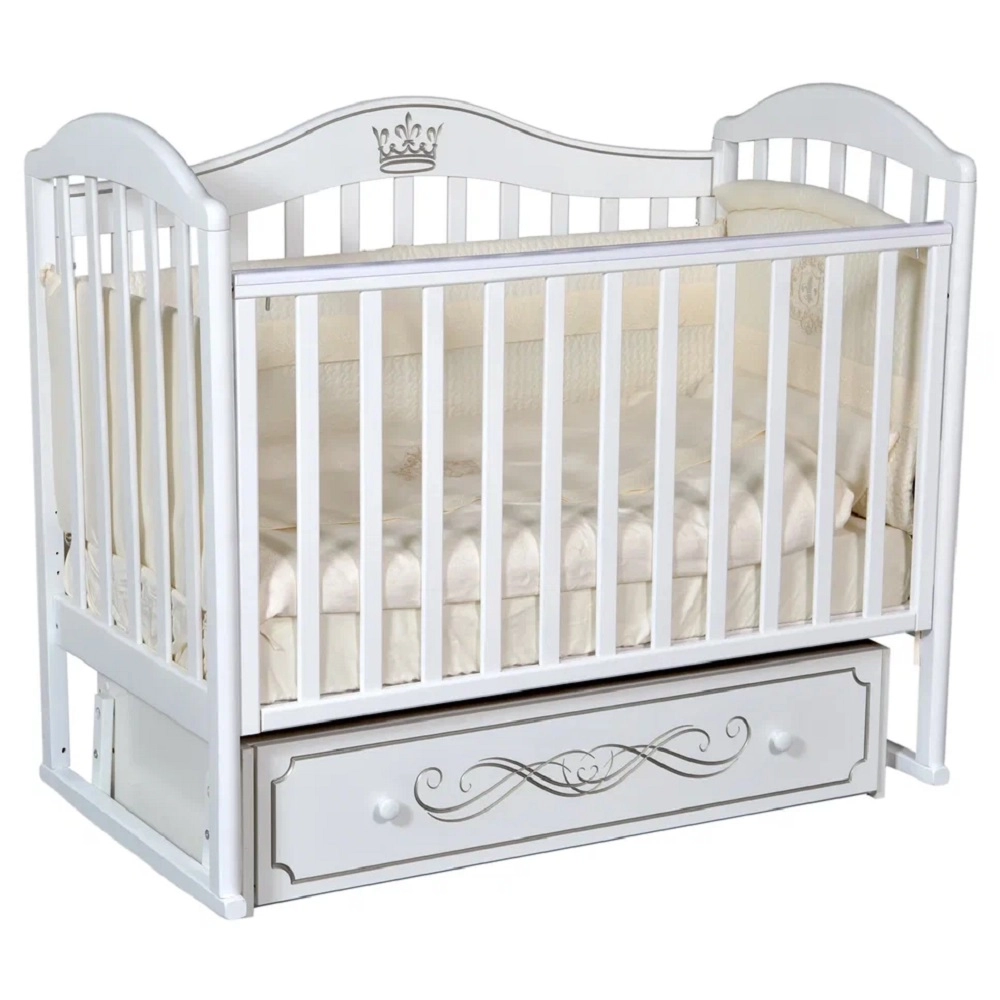 Детская кроватка АНТЕЛ Anita 99 УМ  Белый 108131260-detskaya-krovatka-antel-anita-99-um--belii