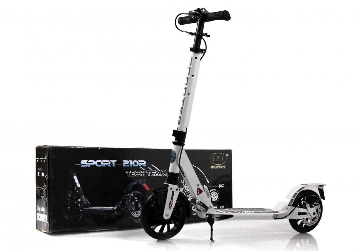 Детский самокат RiverToys HB-A7 белый y83hy1b2auhaf4bxrwr36stxeqpvj0dk