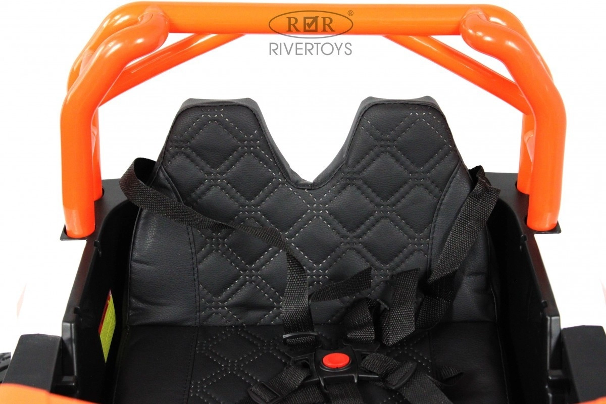 Детский электромобиль RiverToys F888FF 4WD оранжевый t5m4a10yhwcxxhiuez4w31gnnvyr1cz3
