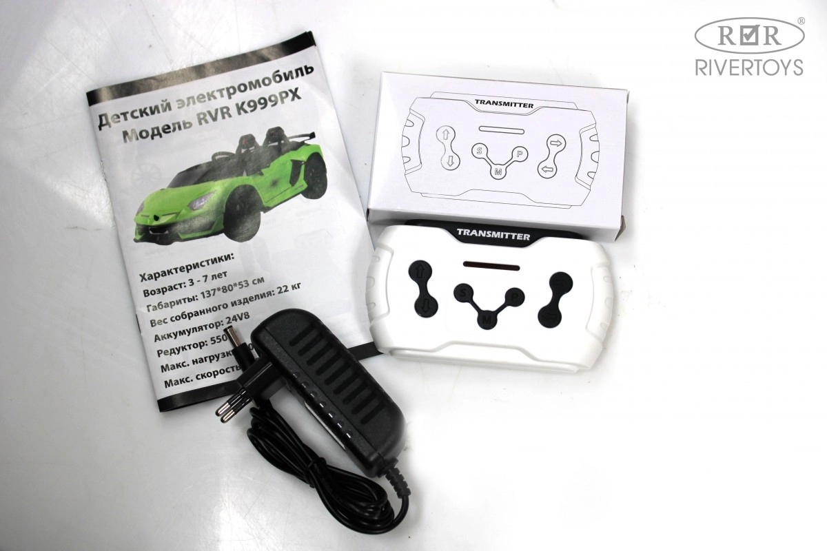 Детский электромобиль RiverToys K999PX белый cbzhupnw8ewkuowmamt6qknm5rgyh3vx