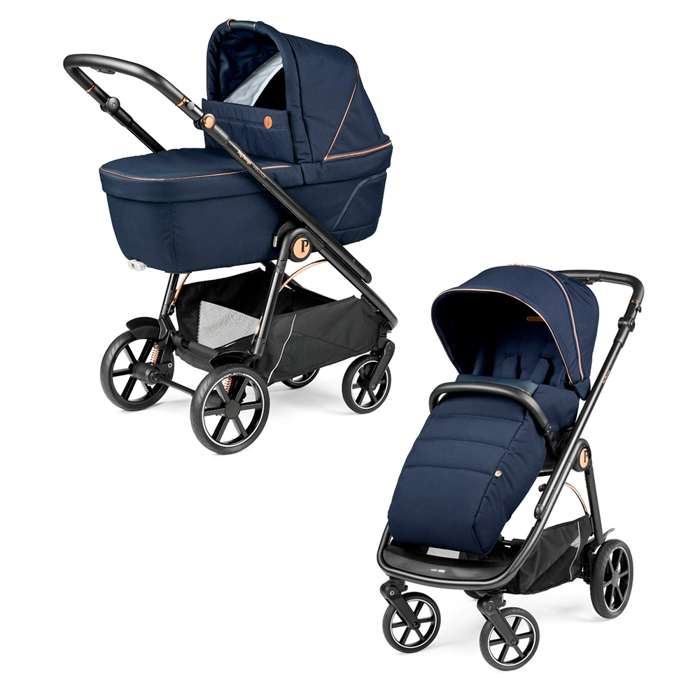 Коляска 2 в 1 Peg Perego Veloce Belvedere (Blue Shine)