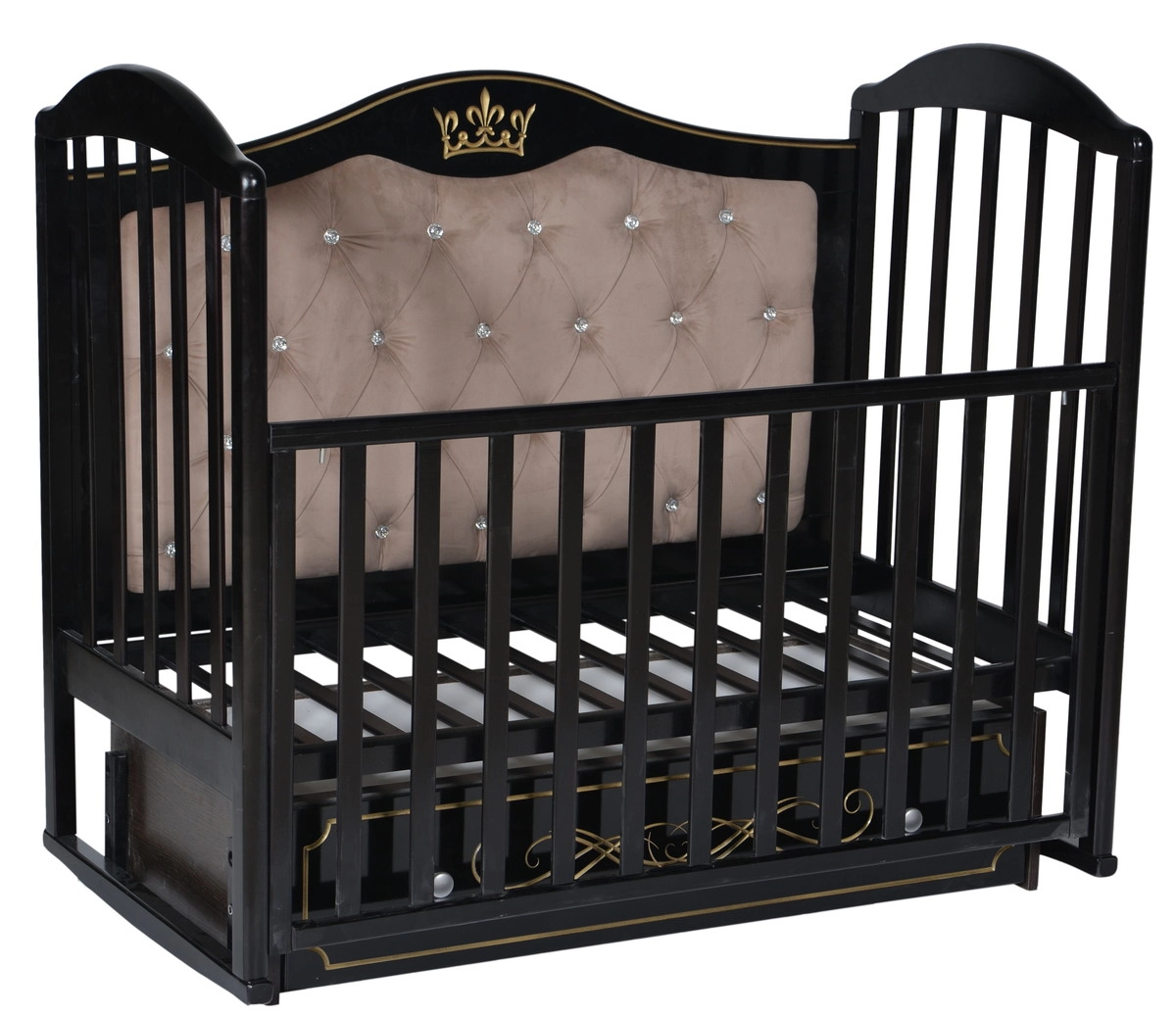 Детская кроватка ByTwinz Gabriella 4 универсальный маятник,мягкая стенка слоновая кость 9i5ja5eeh6qi75hmti8rueez58yx9xkj