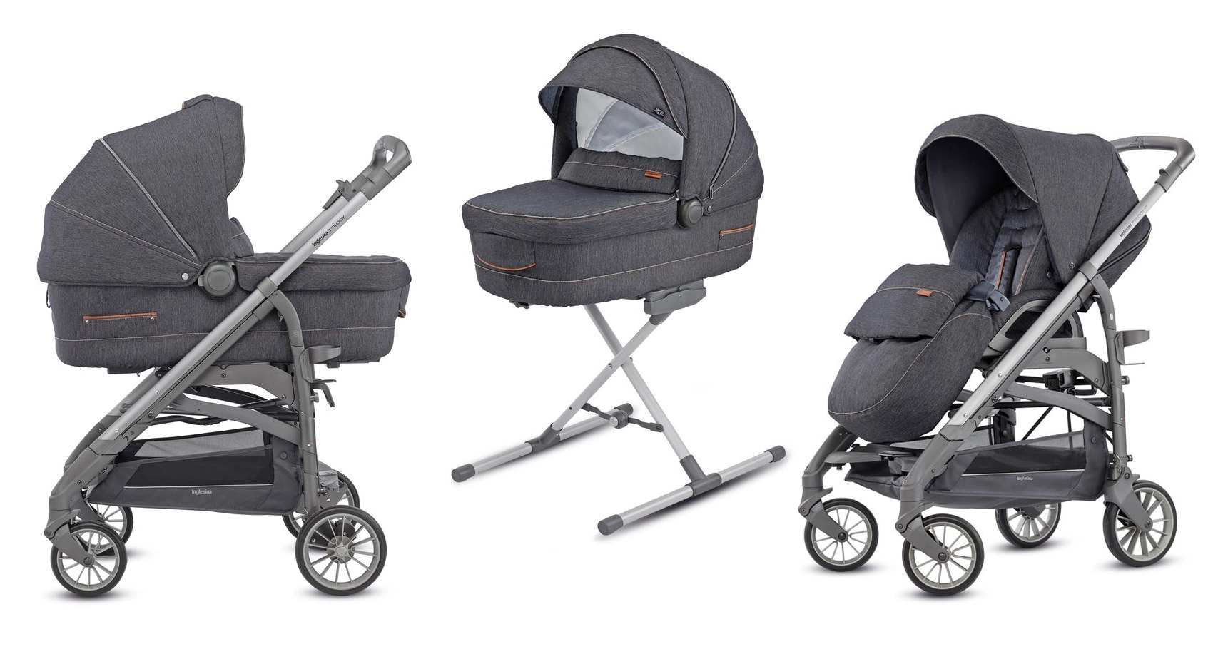 Коляска 2 в 1 Inglesina Trilogy System Village Denim/City Slate 7ba1c4ac2c72f19b6b68d6c44a70a71c