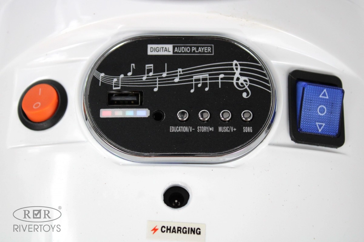 Детский электромобиль RiverToys K222PX белый 3kre1ykaewc6wrsltzshl42zgim3qdgt