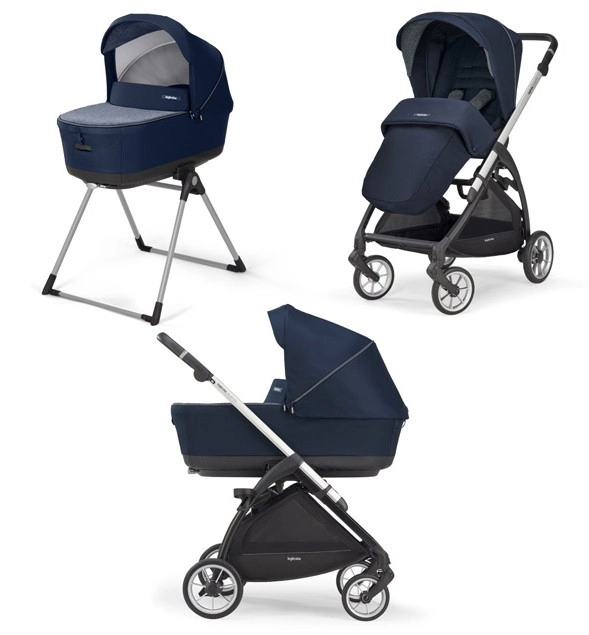 Коляска 2 в 1 Inglesina Electa с подставкой под люльку Stand Up (Soho Blue )