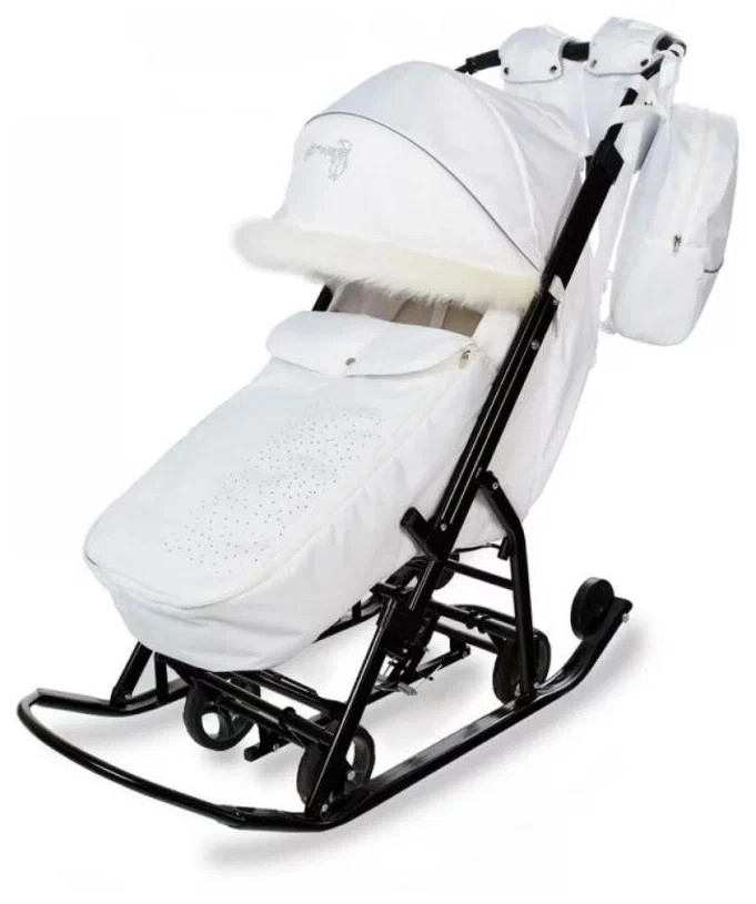 Санки-коляска Pikate Снеговик Белый ixaiearnlvhr6sc3vjxecu4mbjgo2ssg