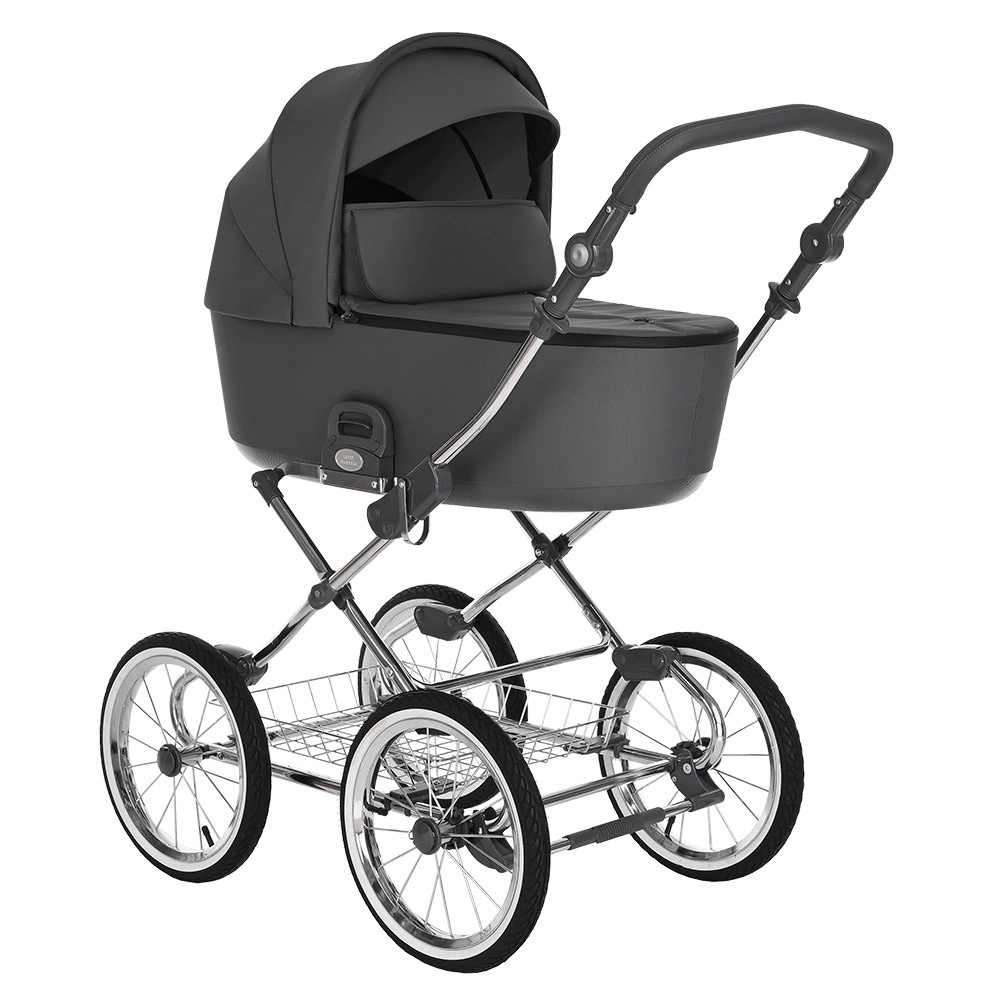Коляска 2 в 1 Roan Bass Next Classic, d14 Steel Grey/Chrome//руч.Серый 1n7cy4uiskagfjfyfb589etmt3pv7xl1