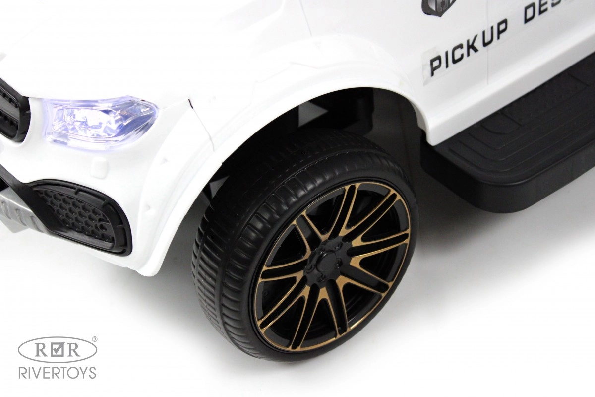 Детский электромобиль RiverToys G008GG-A белый s24zzhgvu31h807gh0iijl3ga6d63vkg