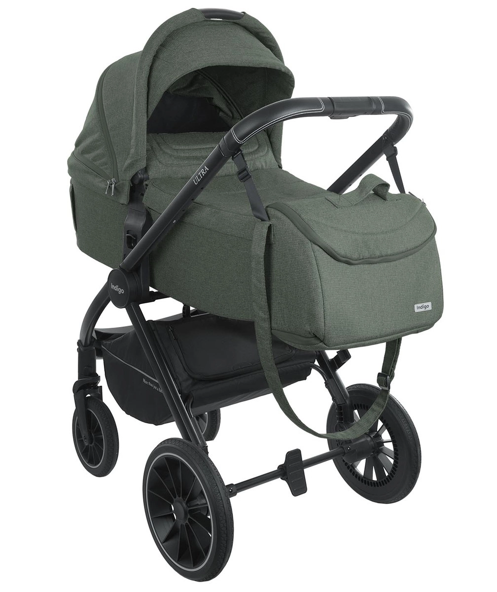 Коляска 3 в 1 INDIGO ULTRA  зеленый x834e9tv3j21hjqpmwnasrhvm3ya7vi5