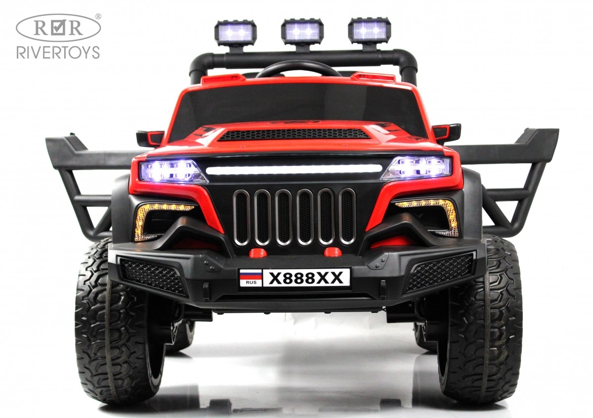 Детский электромобиль RiverToys X888XX красный xxrm3uediifes230ix5q9vowo3eq9fsi