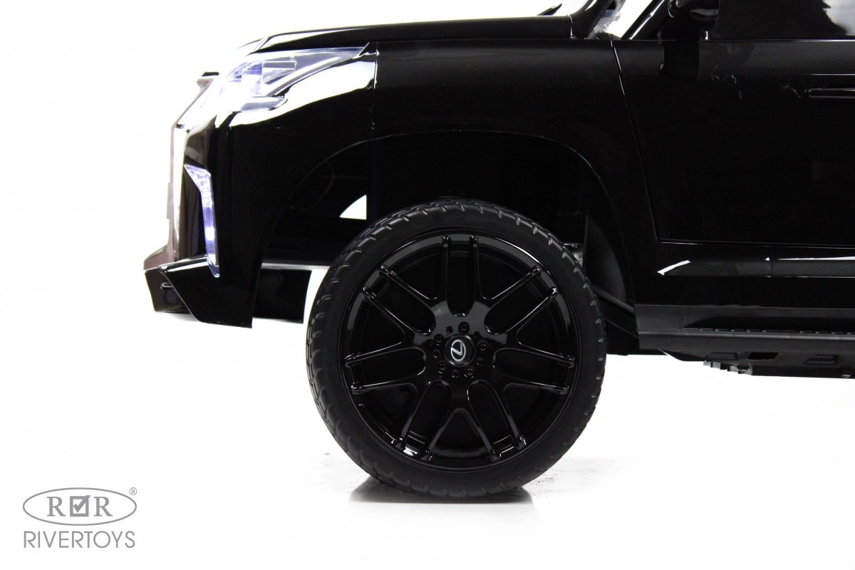 Детский электромобиль RiverToys Lexus 570 E555EE черный глянец r2rguju4ejuaqvh9fadb7pfs86s6jpmy